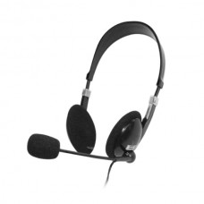 Ακουστικό με μικρόφωνο HVT AHP-301 Black/Silver