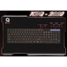KEYBOARD M/MEDIA Q-TECH KBQ-2020 USB BL