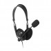 Ακουστικό με μικρόφωνο HVT AHP-301 Black/Silver